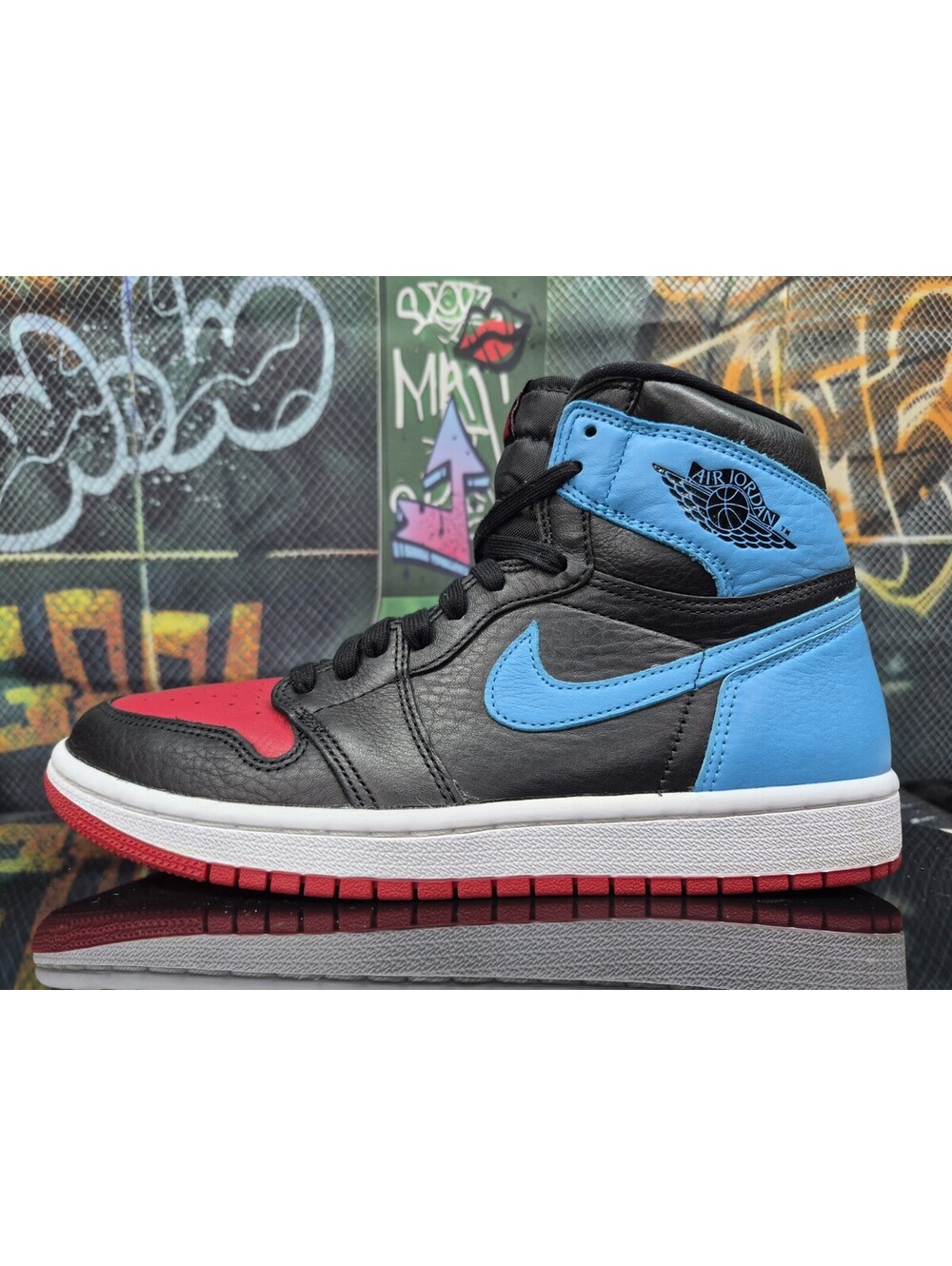 Air Jordan 1 High OG UNC To Chicago 2020 University Bred  Size Men 7.5M Women 9W